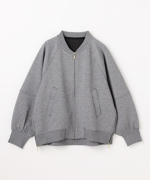 ANY サイドジップダンボールブルゾン グレー