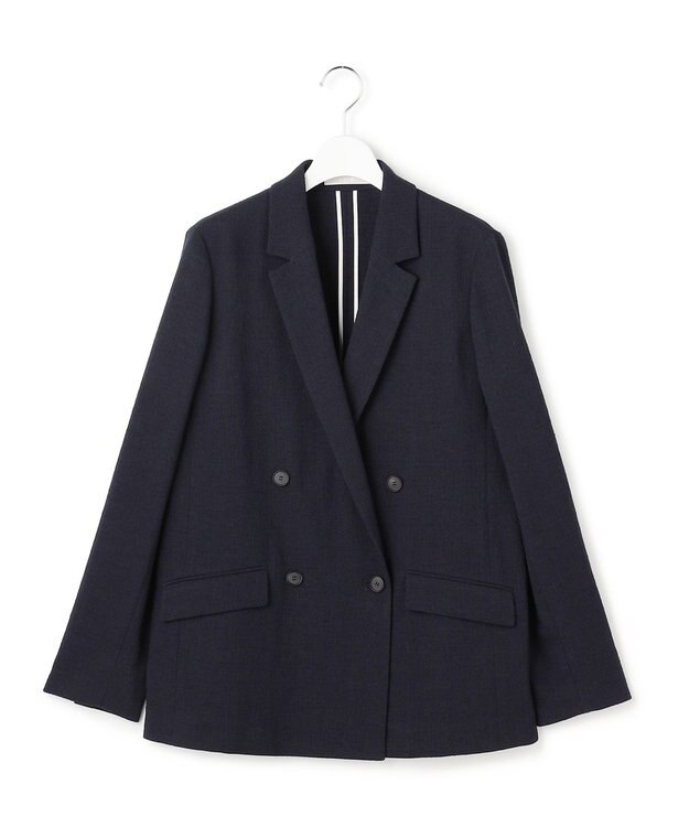 ICB 【先行予約】 ミックスブッチャー ダブルブレストジャケット ネイビー
