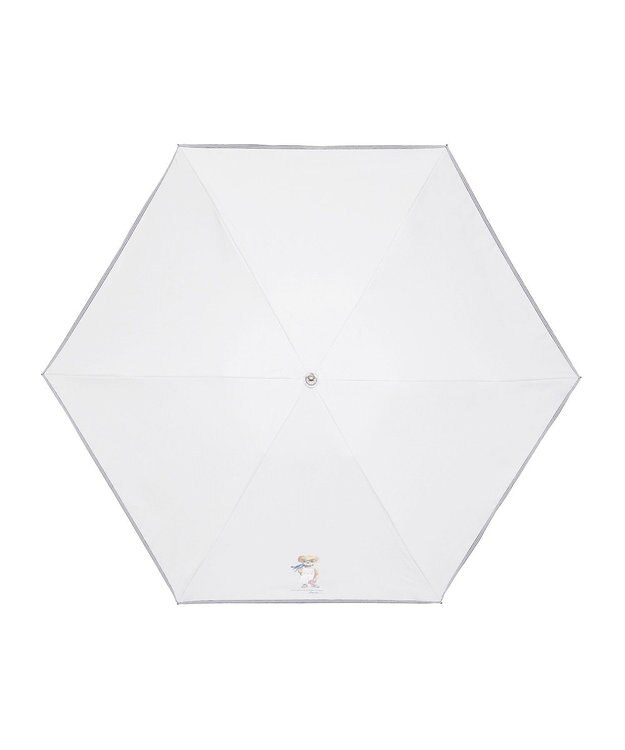MOONBAT 【遮光率100％/遮熱/UV/軽量】POLO RALPH LAUREN（ポロ ラルフローレン）晴雨兼用日傘  ポロベア 折りたたみ傘 オフホワイト