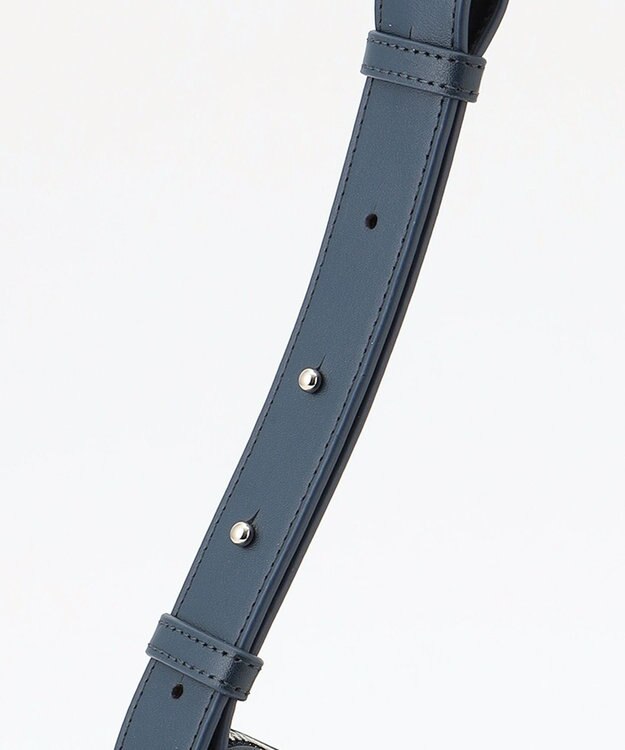 Y'SACCS イタリアンシープ　マルチポーチ付き　ホーボーバッグ ネイビー