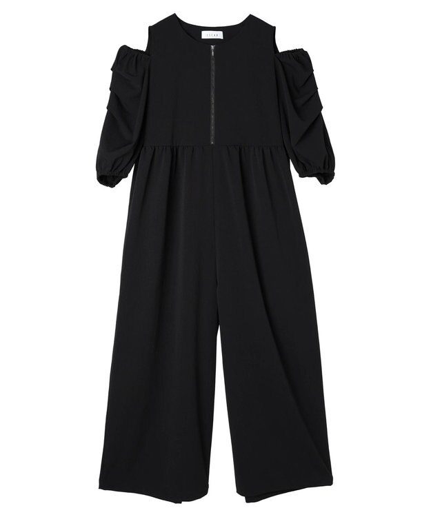 Green Parks ■ＥＳＣＡＲ　タックスリーブワイドオールインワン Black