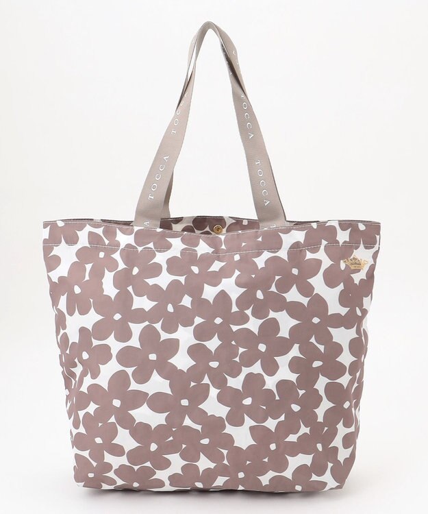 TOCCA 【WEB＆一部店舗限定・A4サイズ対応】DANCING TOCCA SUBBAG サブバッグ オフ×ベージュ花柄
