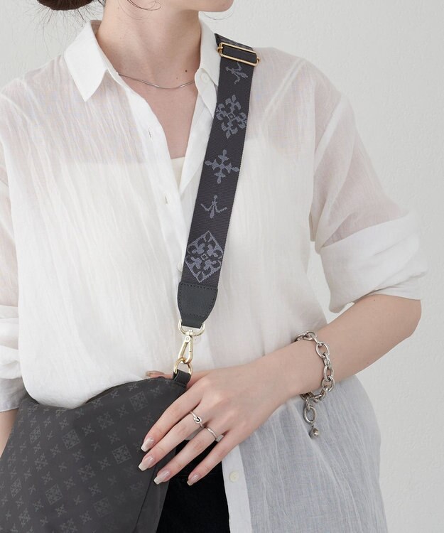 russet アレンジショルダーベルト［Monogram］(CE-1099) Gray