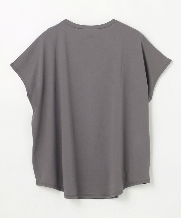 ANY ANYファンクションワイドフレンチスリーブTシャツ スレート