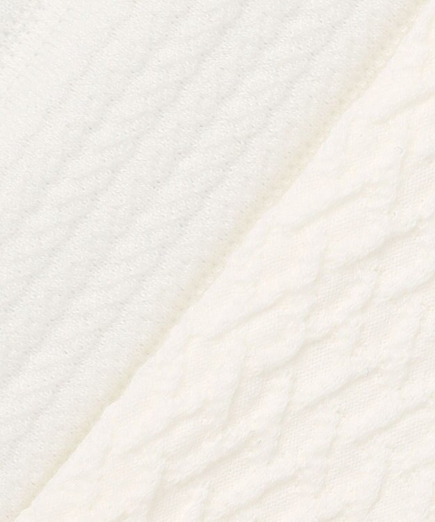 SHARE PARK LADIES 【洗える】ケーブルジャガード ジレ ホワイト系