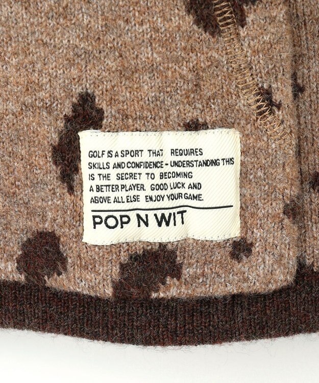 PW CIRCULUS 【WOMEN】SNOW LEOPARD柄フーディー ベージュ系5