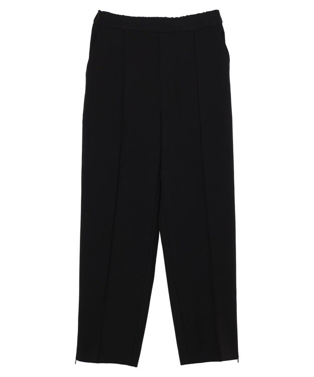 earth music&ecology ２ｗａｙピンタックテーパードパンツ Black