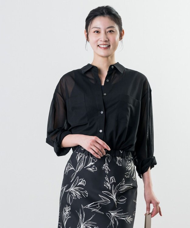 ONWARD Reuse Park 【23区】ブラウス春夏 ブラック