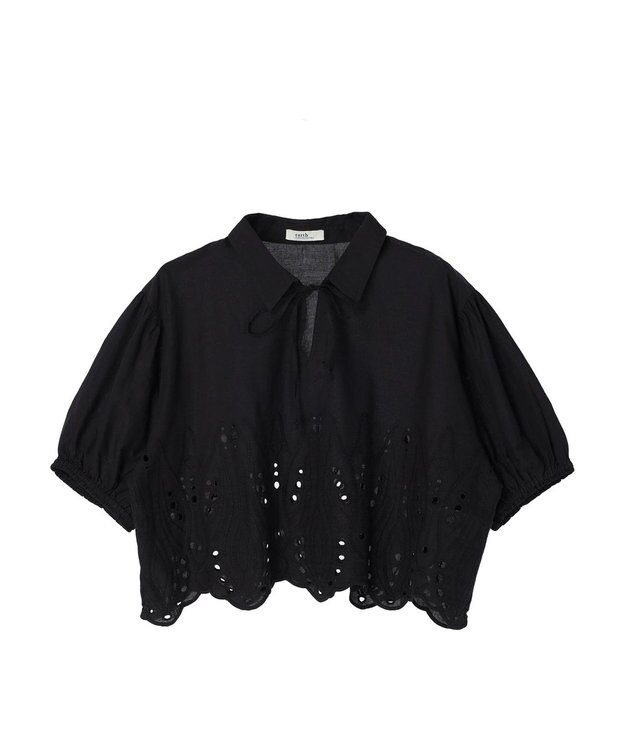 earth music&ecology エンブロイダリープルオーバー Off White