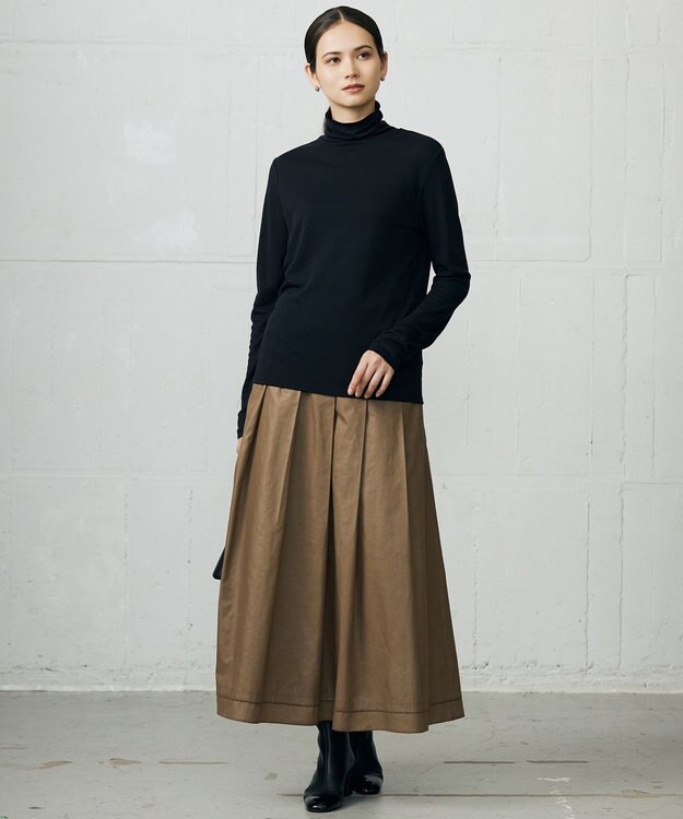 自由区 【カタログ掲載】ラスタータイプライター スカート モカ