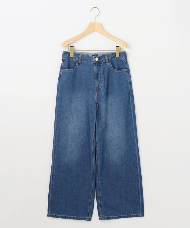 組曲 スーパーライト デニムパンツ ネイビー系