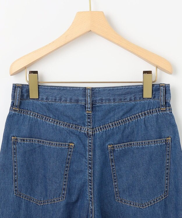 組曲 スーパーライト デニムパンツ ネイビー系