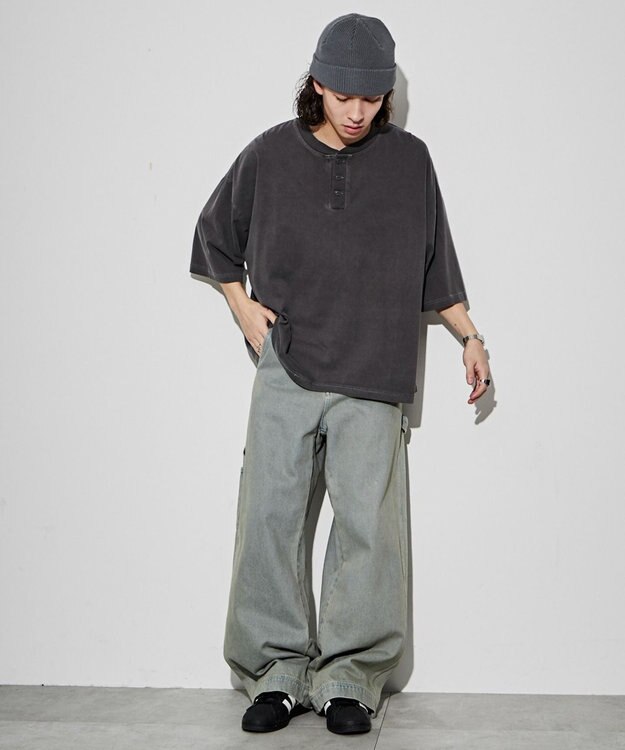 WEGO 【ユニセックス着用ITEM】HENRYNECK　T スミクロ