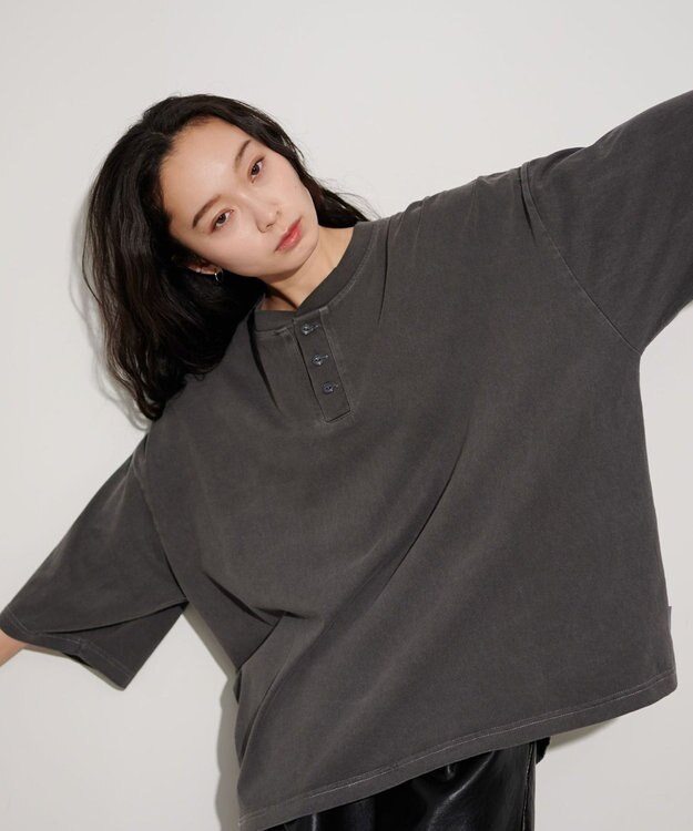 WEGO 【ユニセックス着用ITEM】HENRYNECK　T スミクロ