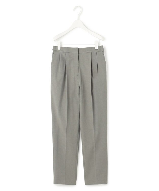 ICB 【接触冷感・UVケア・撥水・洗える】 LooseWeave テーパードパンツ モスグレー系