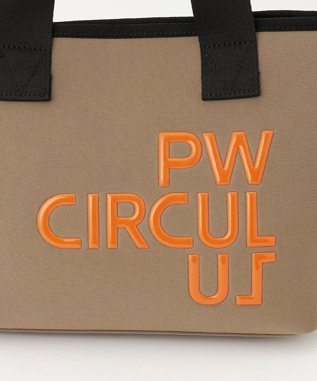 PW CIRCULUS 【UNISEX】ロゴ カートバック ゴルフ ベージュ系
