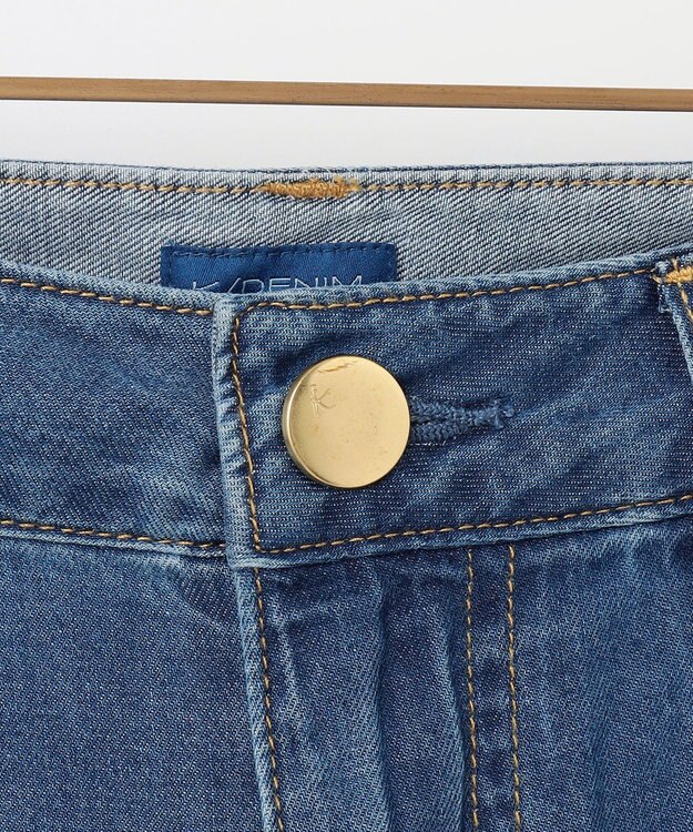 組曲 スーパーライト デニムパンツ ネイビー系