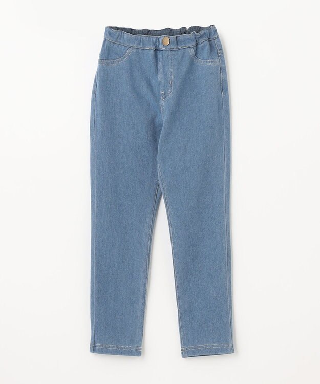 ANY KIDS カット デニム パンツ ブルー