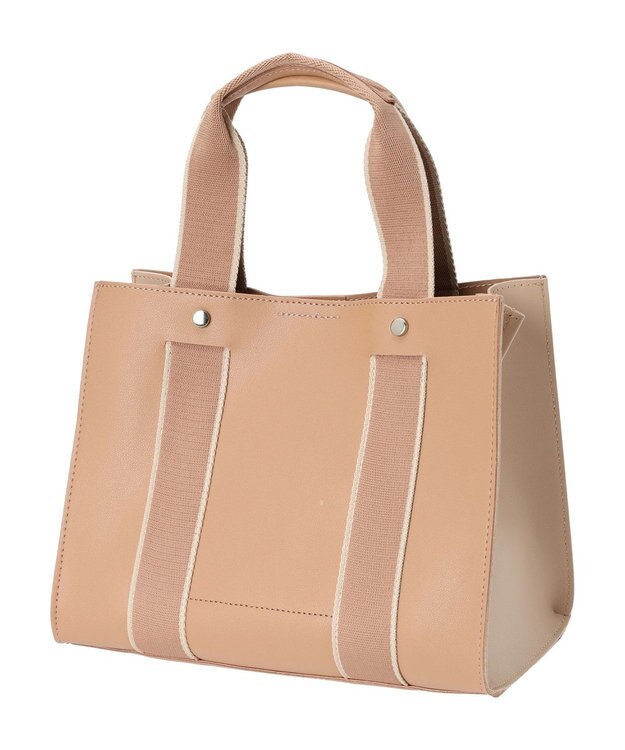 Green Parks ・Ｃｕーｓｈｕｔ　テープハンドルスクエアトート Pink