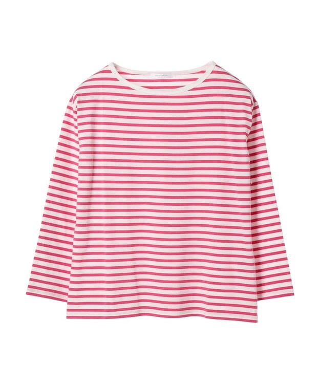 Green Parks コンパクトボーダープルオーバー Pink