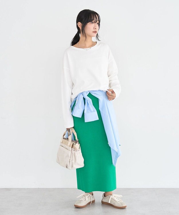 Green Parks サイドタックプルオーバー Off White