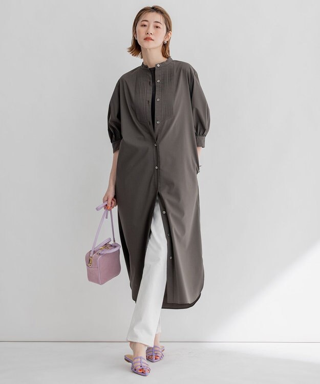 23区 【洗える】La dune ロゴTシャツ グレー系