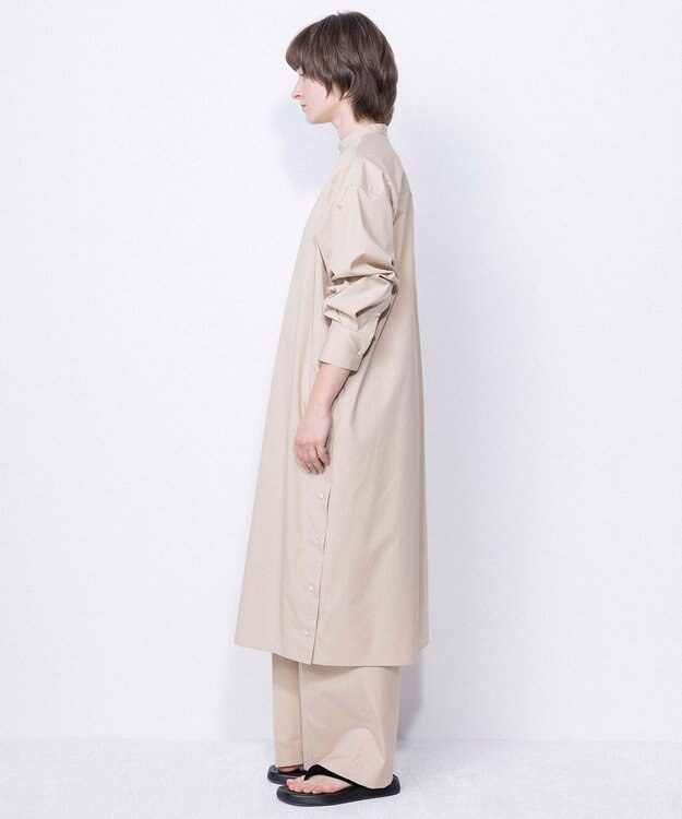 NAVE 【ReNAVE・セットアップ可/洗える/接触冷感/UVケア】コットンポリブロード ワンピース ベージュ系