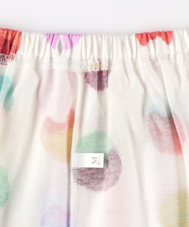 tsumori chisato SLEEP ツモリチサト パジャマ 3分袖 半袖 8分丈 綿100%(本体) 天竺素材 レディース UDT156 /ワコール アイボリー