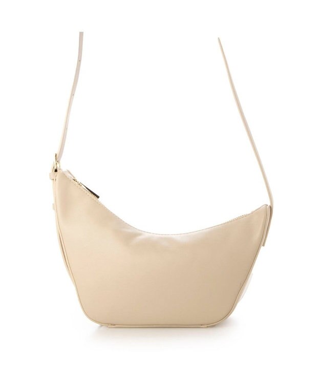 UNBILLION カシュカシュ cachecache / アシンメトリー舟型ショルダーバッグ アイボリー