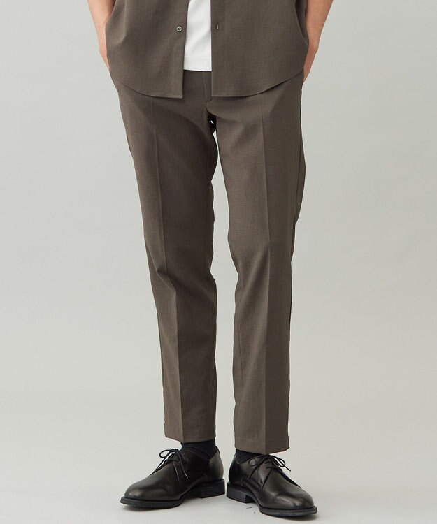 UNFILO MENS 【東レ開発素材】BREEZEMOVE 機能美パンツ モカ