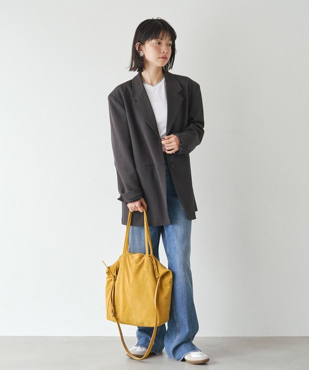 russet スエード2WAYトートバッグ(CE-1577) Yellow