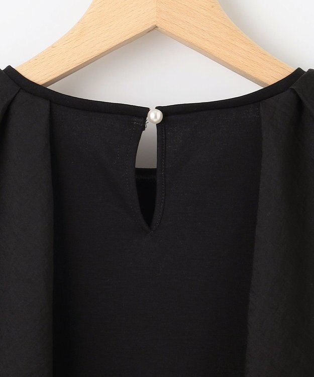 組曲 コットンポンチケープライク ブラウス ブラック系