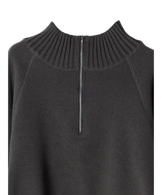 Green Parks ＫＢＦ２ｗａｙクロップドスウェットライクプルオーバー Charcoal Gray