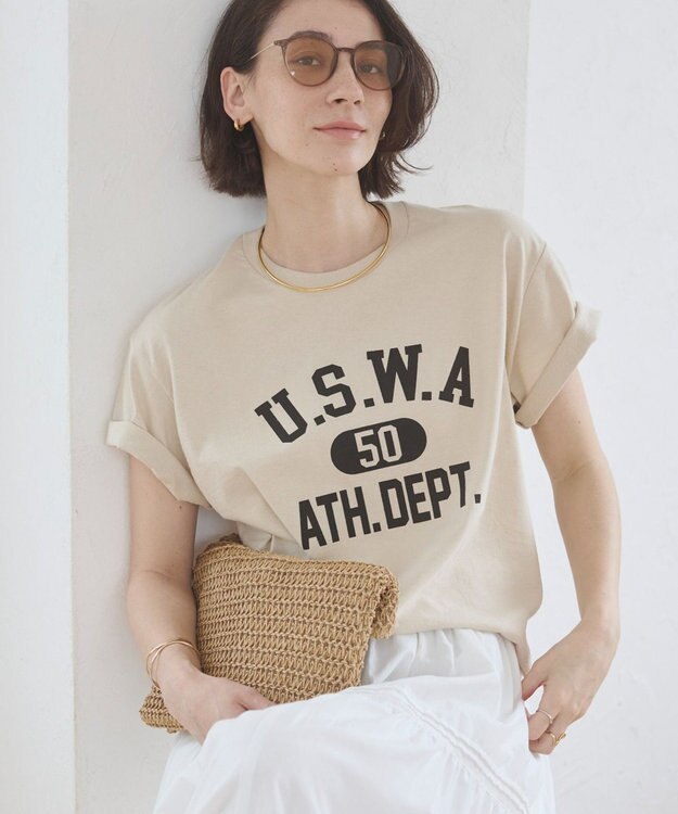 WEGO 【ANGIE VINTAGE】カレッジロゴプリントTee 柄13