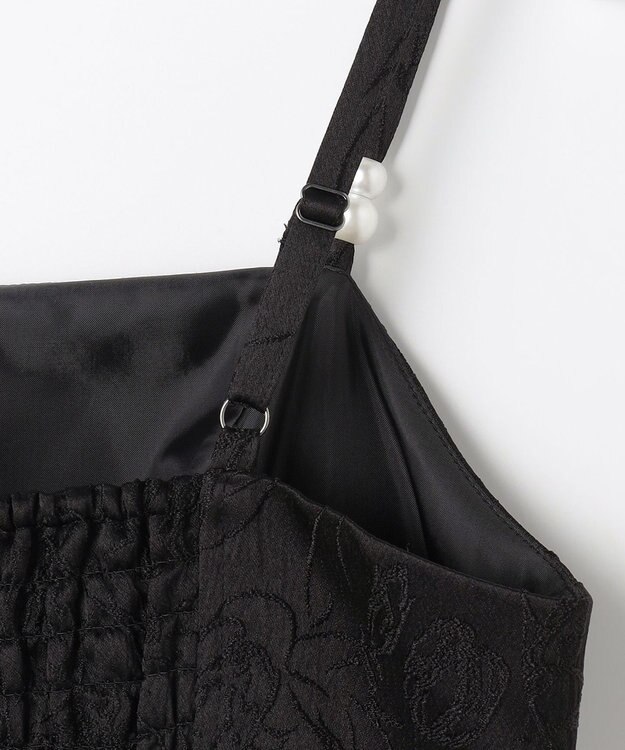 Feroux 【先行予約】ジャガードキャミ ワンピース ブラック系