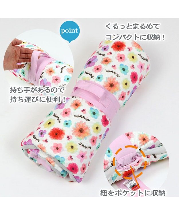PET PARADISE ディズニー ミニーマウス 花柄 クール ロールマット (90×45cm) -