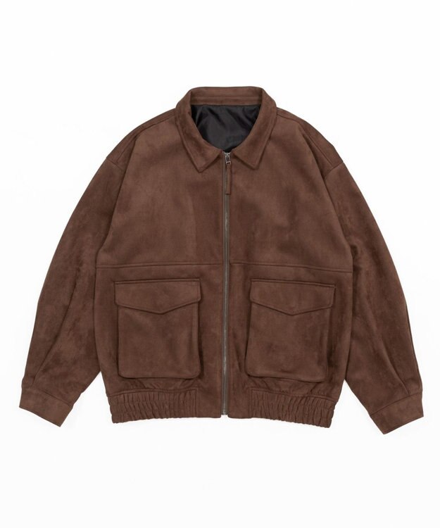 WEGO 【ユニセックス着用ITEM/MLサイズ展開】フライトジャケット ブラウン