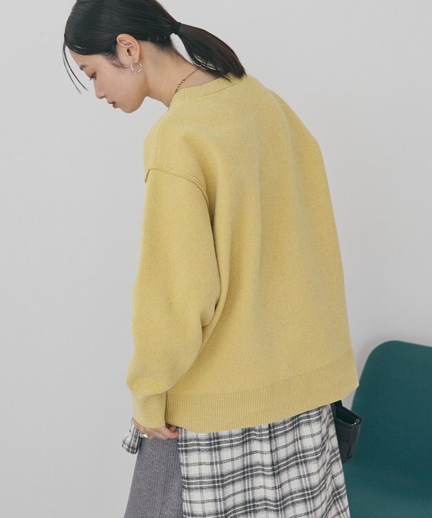 AMERICAN HOLIC 【選べる丈】モールニットプルオーバー Mustard