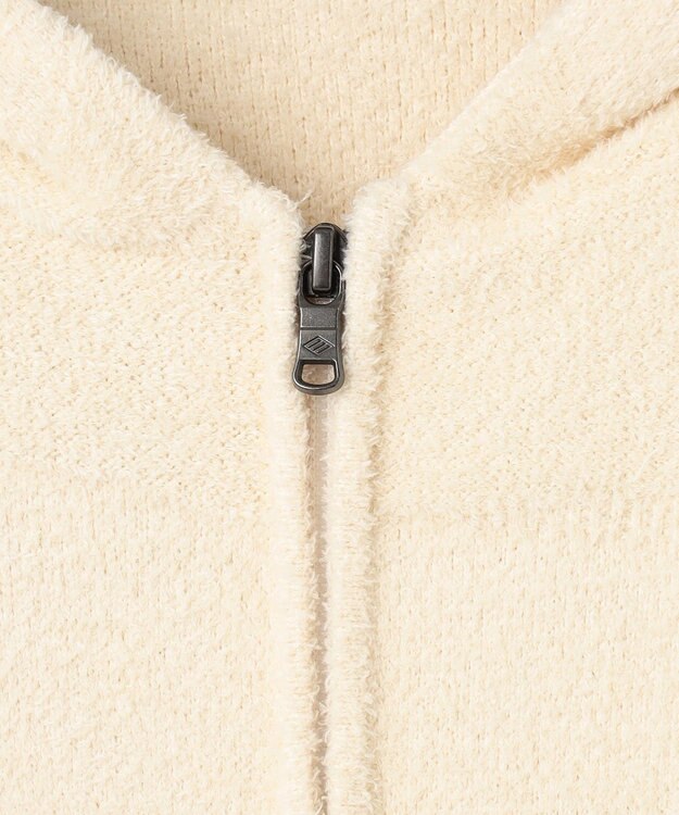 JOSEPH ABBOUD MOUNTAIN 【SPACE／UNISEX】ベアフリースカモフラージュ パーカー アイボリー系