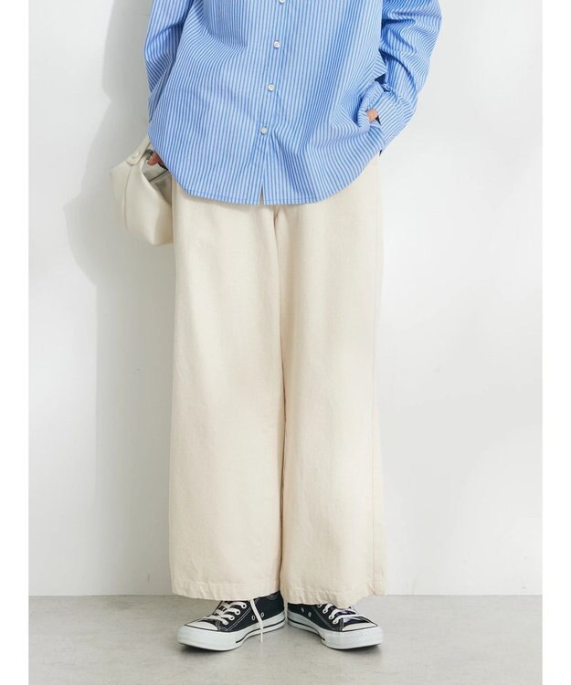 CRAFT STANDARD BOUTIQUE ２ｗａｙサロペットデニムパンツ Natural