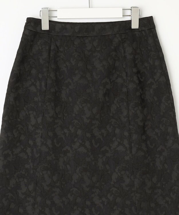 J.PRESS LADIES CARETTAジャカード スカート ネイビー系