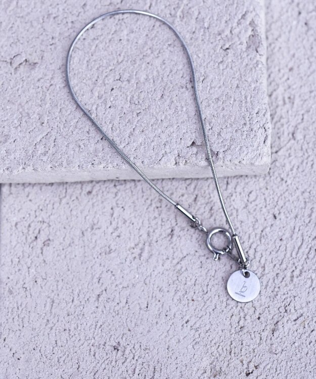 blancotokyo 【金属アレルギー対応】シンプルチェーンブレスレット SOYLATE シルバー