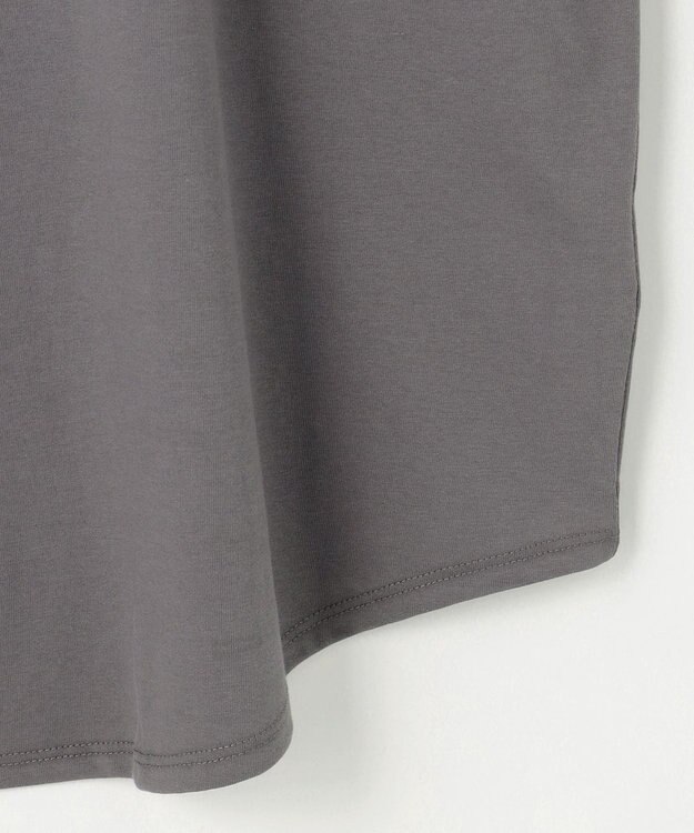 ANY ANYファンクションワイドフレンチスリーブTシャツ スレート