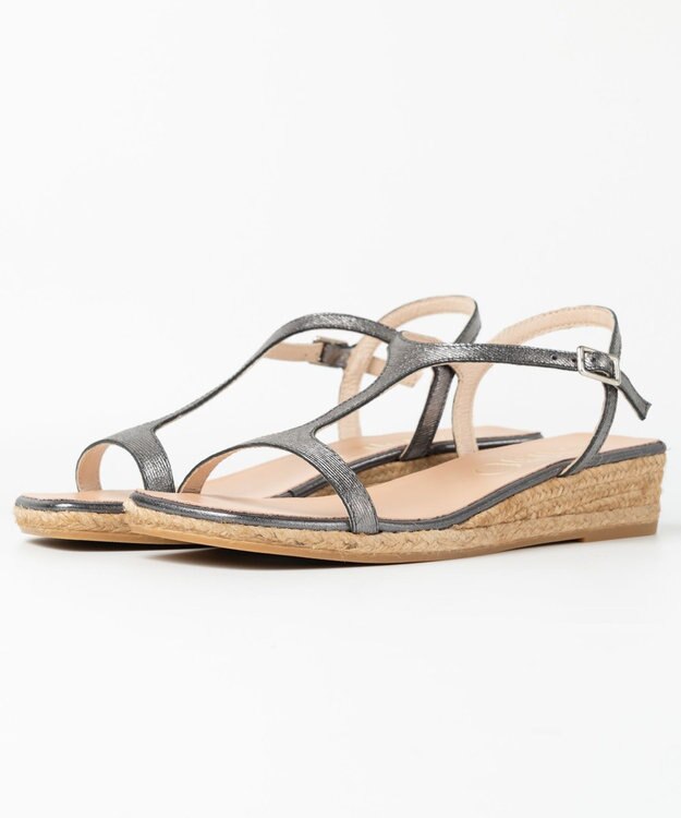 gaimo 【GAIMO/ガイモ】スクエアトゥストラップサンダル/ANDREI-US ダークグレー