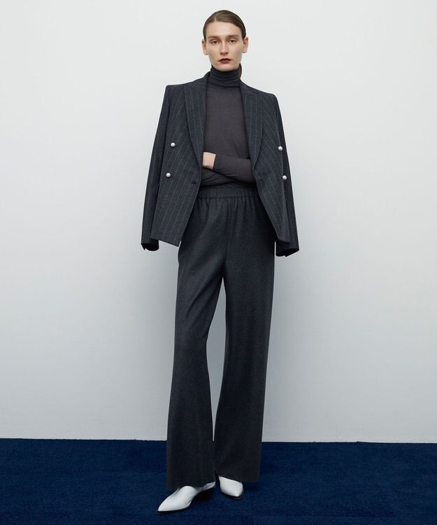 BEIGE， MARCEAU / パールジャケット C.Gray × White Line