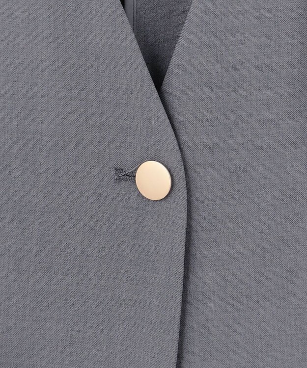 ANY SIS 【スタイリストコラボ】ジレ×ラメチュールスカート セットアップ グレー