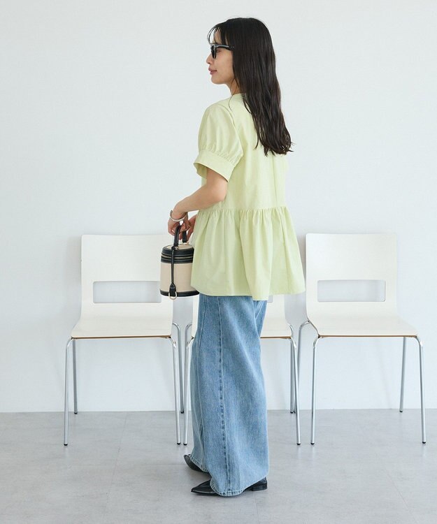 CRAFT STANDARD BOUTIQUE ペプラムチュニック Light Green