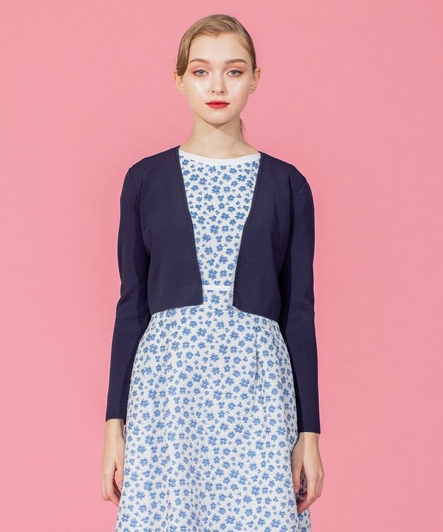 TOCCA 【洗える！】WAVE ボレロ ネイビー系