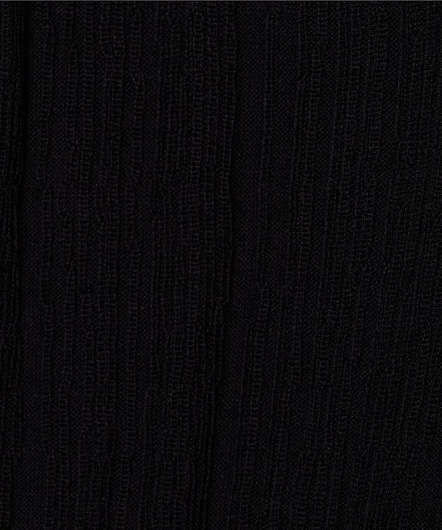 JOSEPH クリンクルリブ　Vネックニット Black