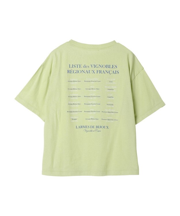Green Parks 両面ロゴツアーボックスＴシャツ Lime Green